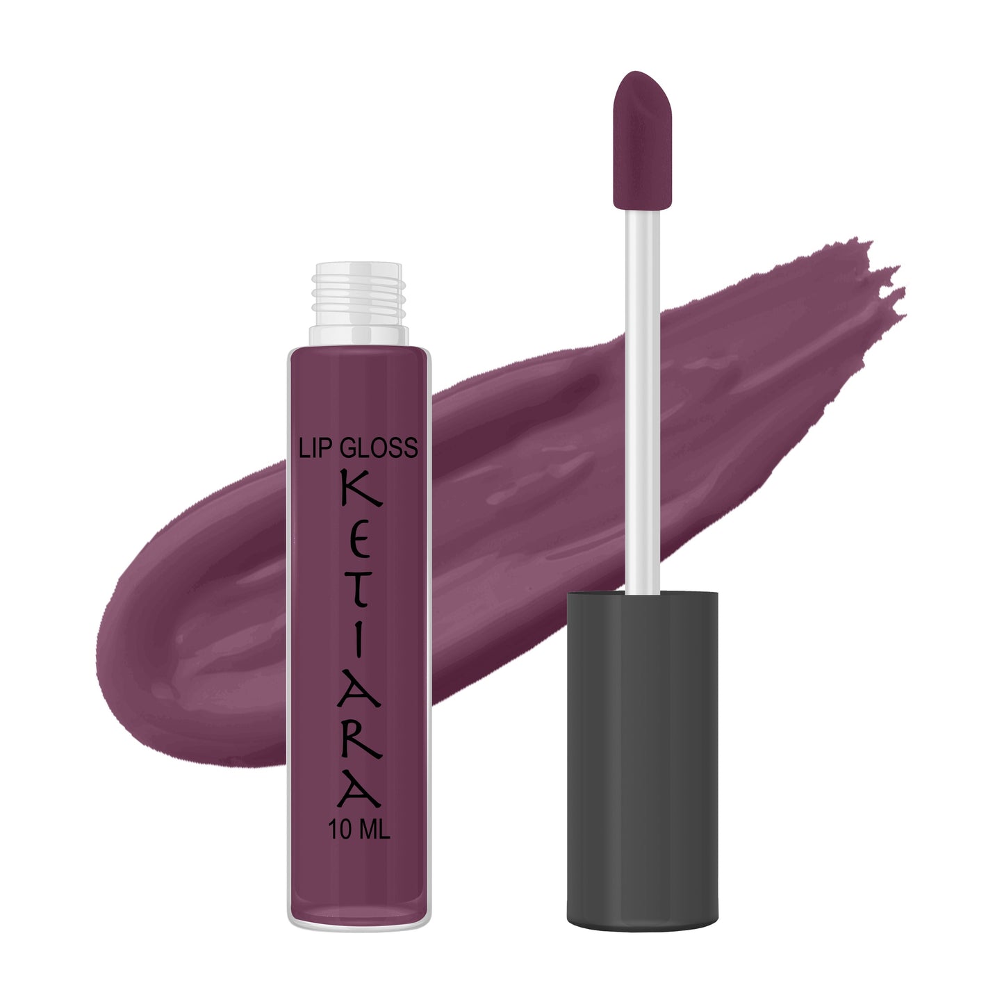 Old Mauve Hydrating And Moisturizing Non-sticky Premium Mild Tinting Lip Gloss Infused With Hyaluronic Acid