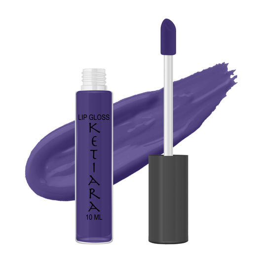 Cyber Grape Hydrating And Moisturizing Non-sticky Premium Mild Tinting Lip Gloss Infused With Hyaluronic Acid