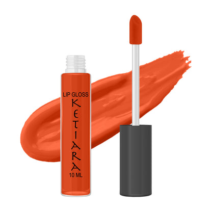 Reddish Hydrating And Moisturizing Non-sticky Premium Mild Tinting Lip Gloss Infused With Hyaluronic Acid