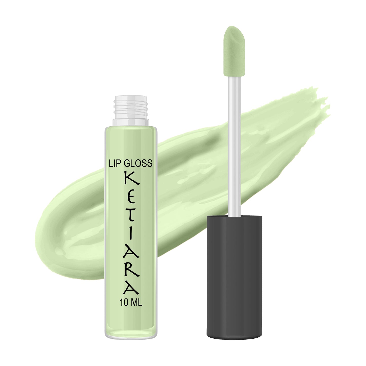 Tea Green Hydrating And Moisturizing Non-sticky Premium Mild Tinting Lip Gloss Infused With Hyaluronic Acid
