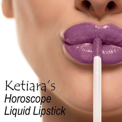 Ketiara Horoscope Smudge Proof Matte Liquid Lipstick Infused With Vitamin E, 6 ml