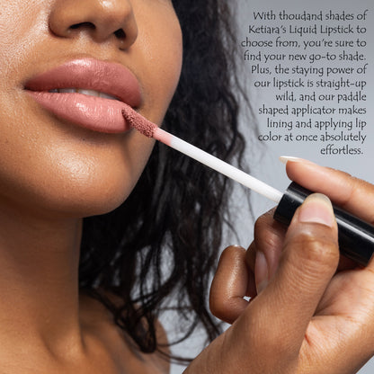 Ketiara 60s Housewife Smudge Proof Matte Liquid Lipstick Infused With Vitamin E, 6 ml