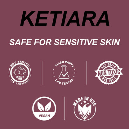 Ketiara Premium Wine Full Coverage 60s Housewife Liquid Lipstick Infused With Hyaluronic Acid, 5 ml