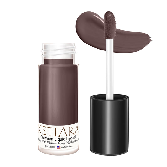 Ketiara Ocean Eyes Smudge Proof Matte Liquid Lipstick Infused With Vitamin E, 6 ml