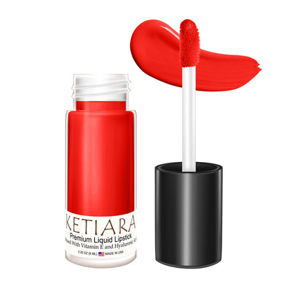 Ketiara Pride Smudge Proof Liquid Lipstick Infused With Vitamin E, 6 ml