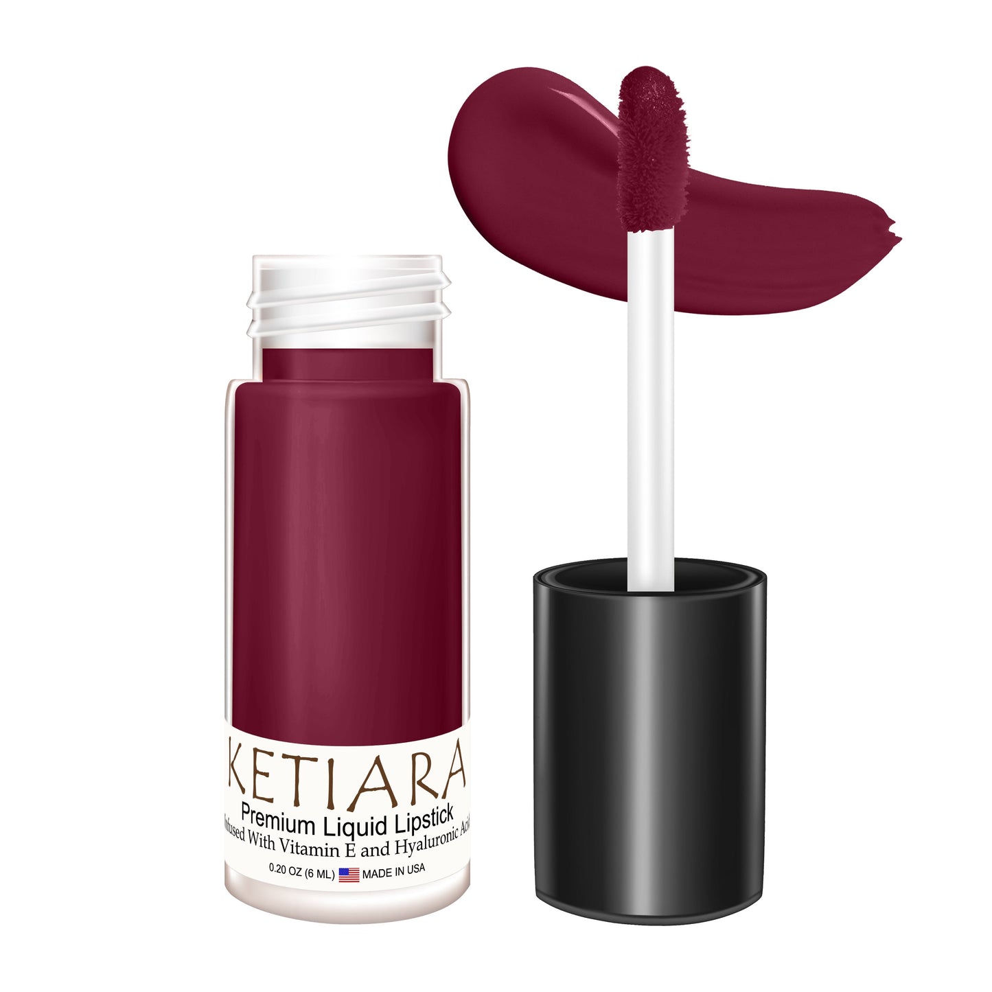 Ketiara Spooky Smudge Proof Liquid Lipstick Infused With Vitamin E, 6 ml