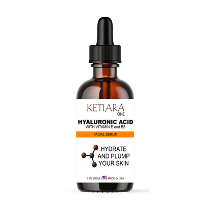 Ketiara Premium Hyaluronic Acid Facial Serum with Vitamin E and B5