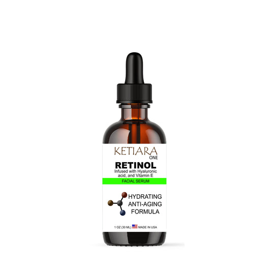 Ketiara Premium Retinol Serum For Face with Hyaluronic Acid and Vitamin E