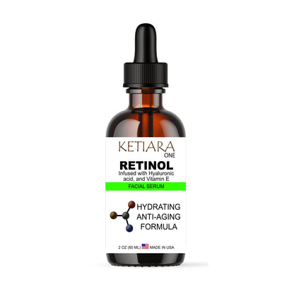 Ketiara Premium Retinol Serum For Face with Hyaluronic Acid and Vitamin E