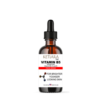 Ketiara Premium Vitamin B5 Facial Serum with Vitamin C, E and B3