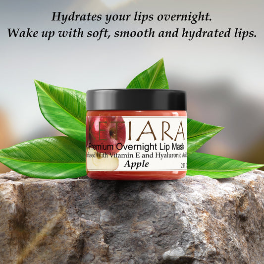 Ketiara Nourishing and Hydrating Lip Sleeping Mask with Vitamin C, Hyaluronic Acid and More, 2 fl oz